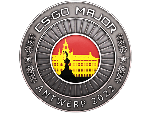Stříbrná mince šampionátu PGL Antwerp 2022