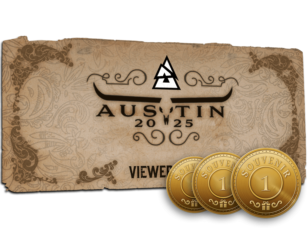 Austin 2025 Nézői belépő + 3 emléktárgy-zseton