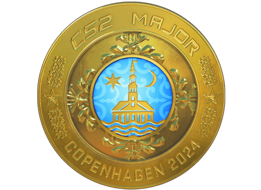 Zlatá mince šampionátu PGL Copenhagen 2024