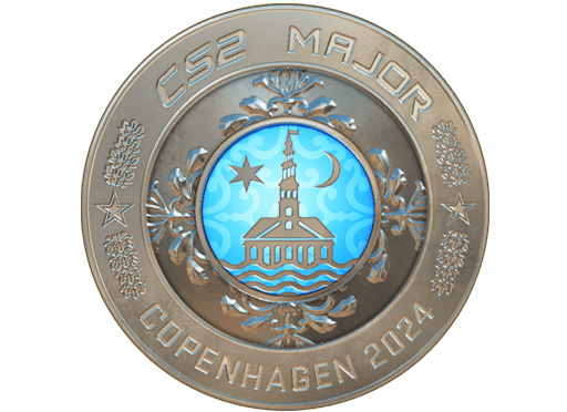 Srebrny żeton PGL Copenhagen 2024
