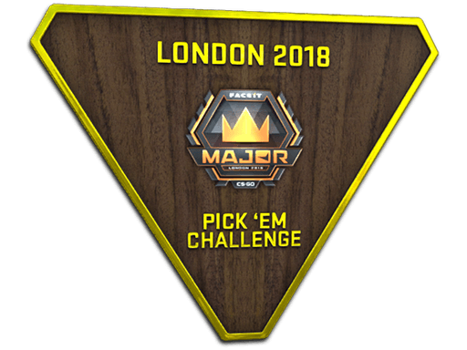 Zlatá trofej tipovací soutěže FACEIT London 2018