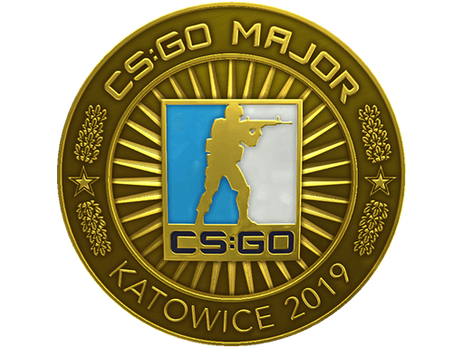 Zlatá mince šampionátu IEM Katowice 2019