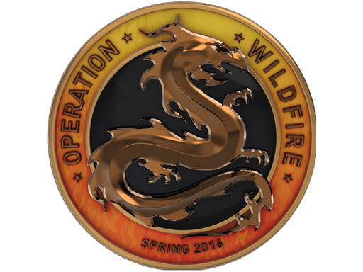Gettone Sfida dell'Operazione Wildfire