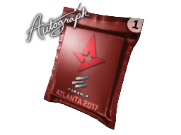 Pojemnik z autografem (Astralis Atlanta 2017)