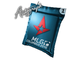 Pojemnik z autografem (Astralis MLG Columbus 2016)