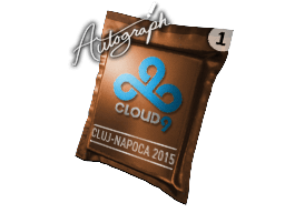 Pojemnik z autografem (Cloud9 Cluj-Napoca 2015)