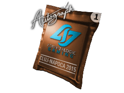 Pojemnik z autografem (Counter Logic Gaming Cluj-Napoca 2015)