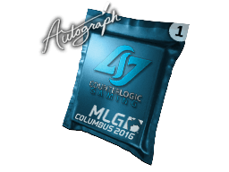 Pojemnik z autografem (Counter Logic Gaming MLG Columbus 2016)