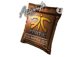 Pojemnik z autografem (Fnatic Cluj-Napoca 2015)