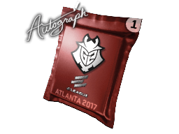 Aláíráskapszula (G2 Esports Atlanta 2017)