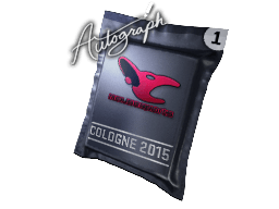 Pojemnik z autografem (mousesports Kolonia 2015)