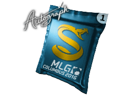 Pojemnik z autografem (Splyce MLG Columbus 2016)
