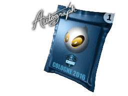 Pojemnik z autografem (Team Dignitas Kolonia 2016)