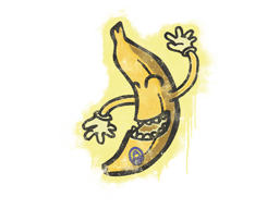 Σφραγισμένο γκράφιτι (Banana)
