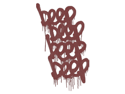 Graffito sigillato (BIP Rosso mattone)
