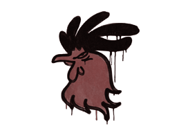 Σφραγισμένο γκράφιτι (Cocky Brick Red)