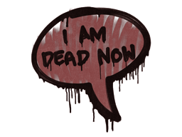กราฟฟิตี้แบบปิดผนึก (Dead Now แดงอิฐ)