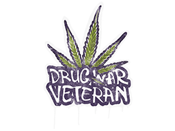 Förseglad graffiti (Drug War Veteran)
