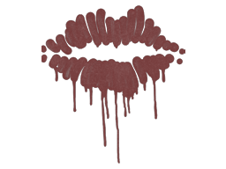 Σφραγισμένο γκράφιτι (Kiss Brick Red)