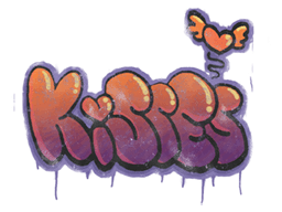 Zabalené graffiti (Kisses)