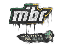 Forseglet graffiti (MIBR Antwerp 2022)
