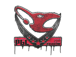 Graffito sigillato (mousesports Krakow 2017)