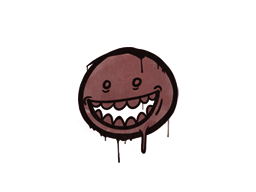 Σφραγισμένο γκράφιτι (Mr. Teeth Brick Red)