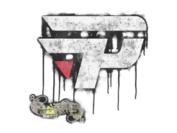 Zalakowane graffiti (paiN Gaming Paryż 2023)