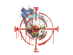 Σφραγισμένο γκράφιτι (Skull n' Crosshairs)