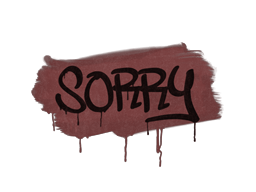 Σφραγισμένο γκράφιτι (Sorry Brick Red)