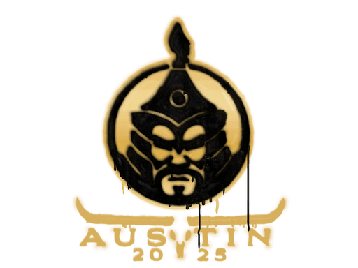 Forseglet graffiti (The Mongolz Austin 2025)