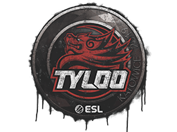Forseglet graffiti (Tyloo Katowice 2019)