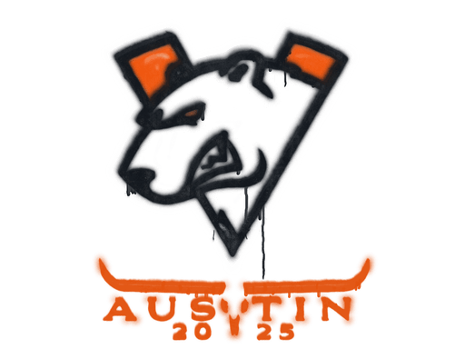 Versiegeltes Graffito (Virtus.pro Austin 2025)