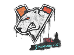 Versiegeltes Graffito (Virtus.pro Stockholm 2021)