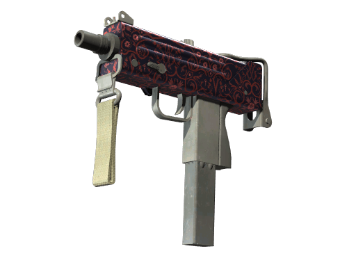 MAC-10 (Red Filigree)
