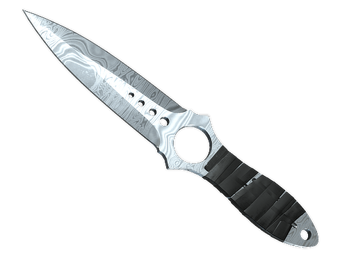 Cuchillo esqueletizado (Acero de damasco)