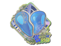 Klistermærke (00 Nation holo Rio 2022)
