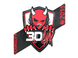 Samolepka (3DMAX Katowice 2015)