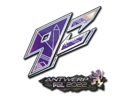 Klistermærke (9z Team holo Antwerp 2022)
