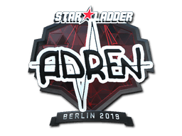 Klistermærke (AdreN folie Berlin 2019)