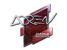 Klistermærke (AdreN folie Boston 2018)