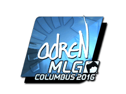 Klistermærke (adreN folie MLG Columbus 2016)