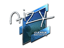Klistermærke (aizy folie Boston 2018)