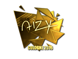 Samolepka (aizy zlatá ESL Cologne 2016)
