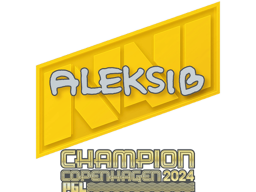 Samolepka (Aleksib šampion PGL Copenhagen 2024)