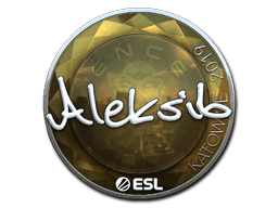 Klistermærke (Aleksib folie Katowice 2019)