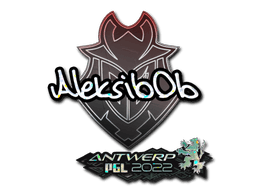 Klistermærke (Aleksib glitter Antwerp 2022)