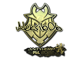 Samolepka (Aleksib zlatá PGL Antwerp 2022)