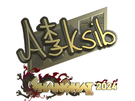Samolepka (Aleksib zlatá Perfect World Shanghai 2024)