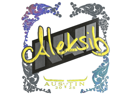 Klistermærke (Aleksib holo Austin 2025)